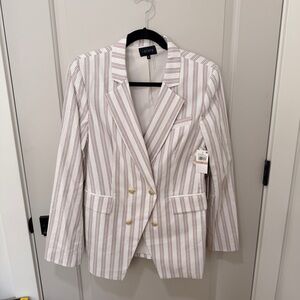 1. State Striped Blazer NWT
